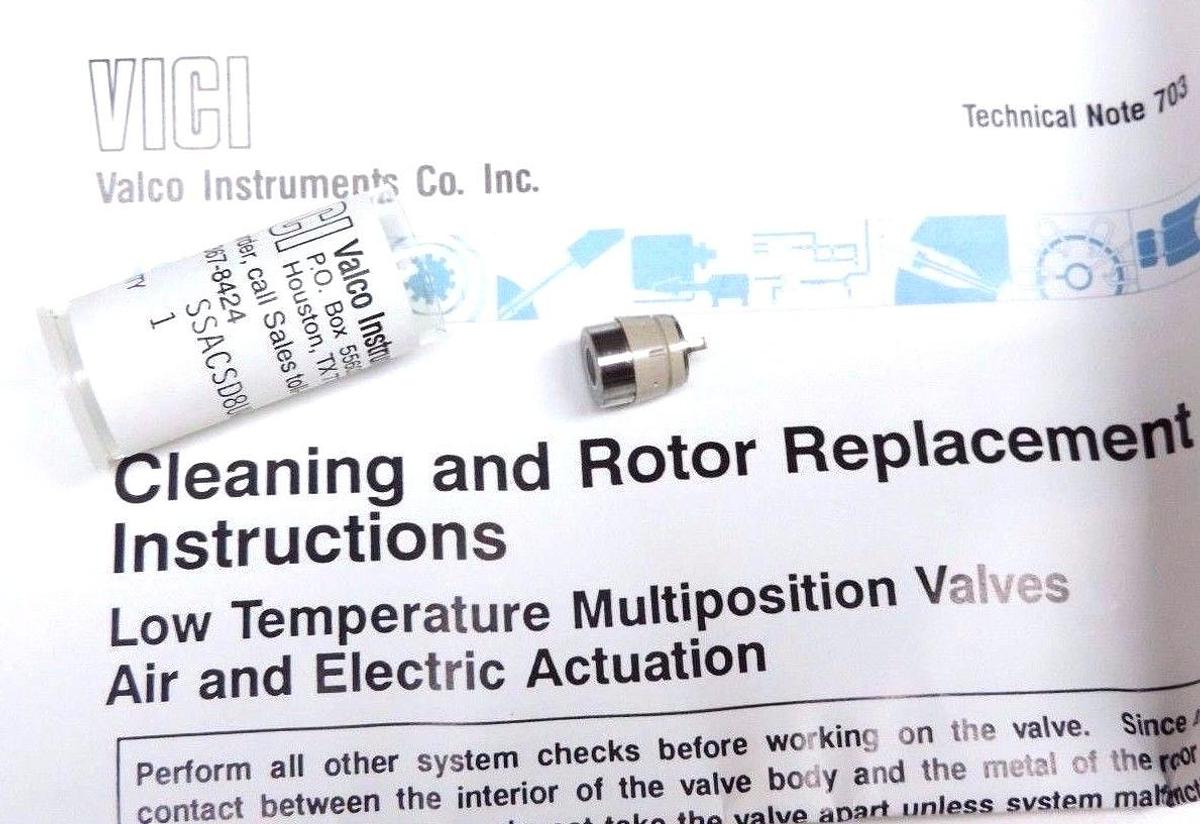Used NEW VICI VALCO SSACSD8UW ROTOR REPLACEMENT KIT