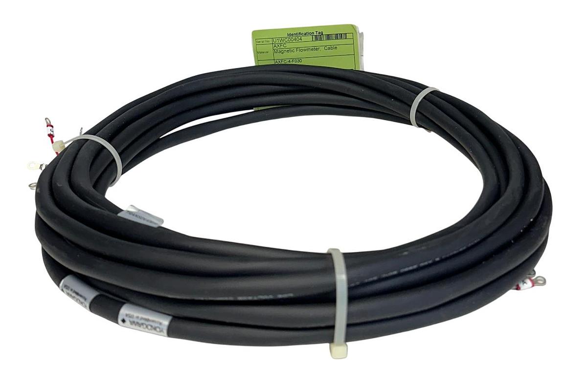 Used YOKOGAWA AXFC-4-F030 / AXFC4F030 / AXFC-4 MAGNETIC FLOWMETER CABLE 30FT NSNP