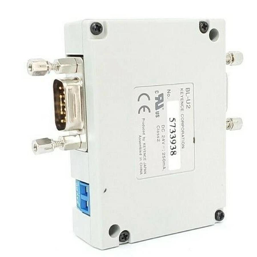Used KEYENCE BL-U2 BARCODE SCANNER POWER SUPPLY UNIT 24VDC 250mA