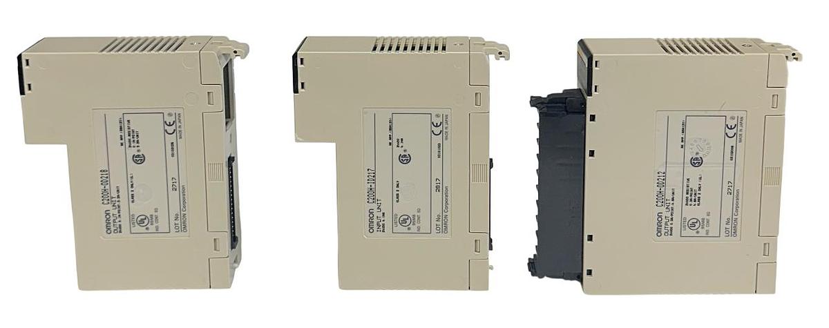 Used 3 OMRON SYSMAC C200H-OD212 / C200H-ID217 / C200H-OD218 INPUT/OUTPUT MODULES USNP