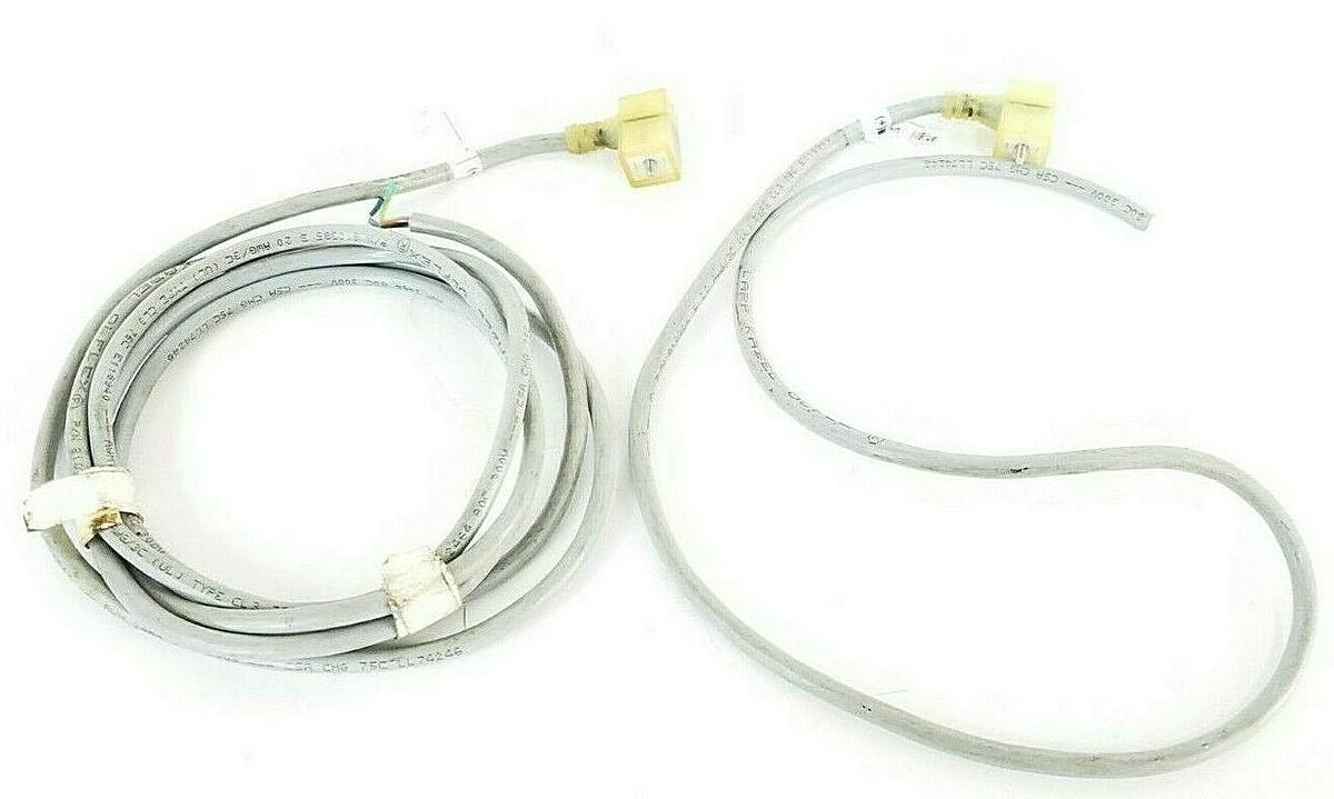 Used LOT OF 2 CANFIELD 120VAC 60VDC MOV SOLENOID CONNECTOR / LAPP OLFLEX 810985 CABLE