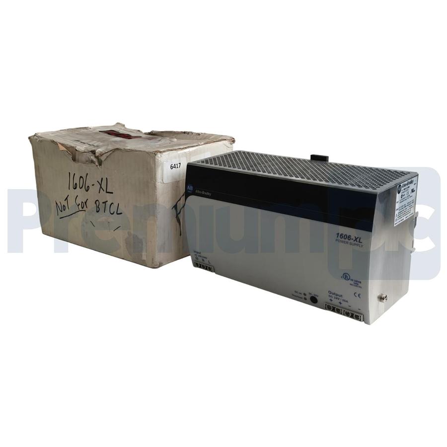 ALLEN BRADLEY 1606-XL480E /A POWER SUPPLY 480W, 200-240V 5A, 24V-28V/20A NSNP