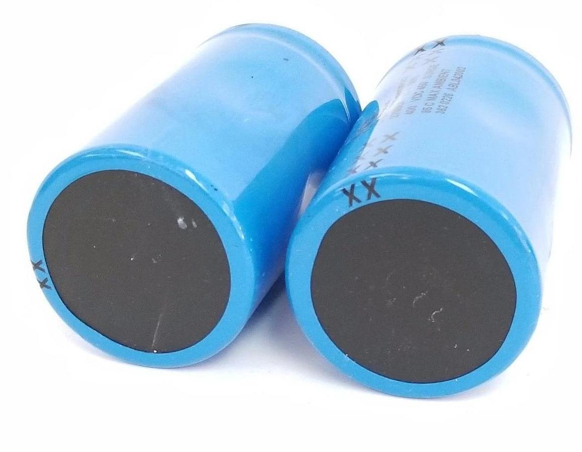 Used LOT OF 2 PHILLIPS A21509-534-01 CAPACITORS 2700UF, 400VDC