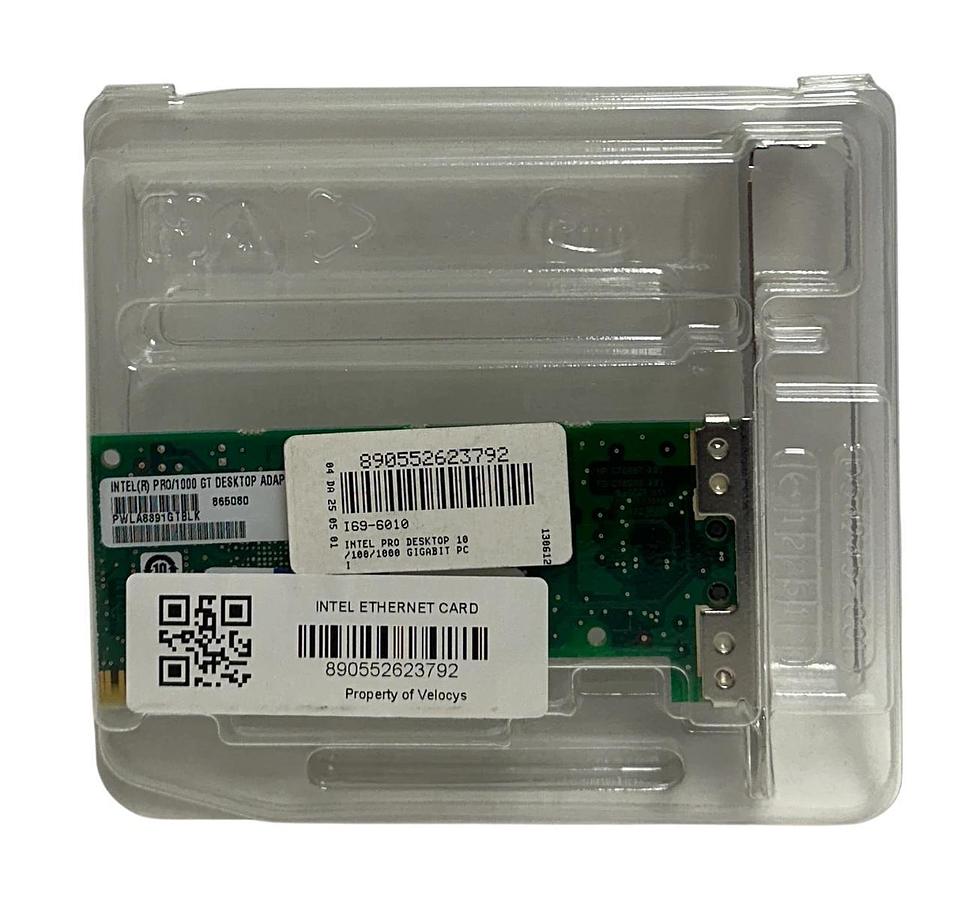 Used INTEL (R) PRO/1000 GT ADAPTER 10/100/1000 Ethernet CARD C28248-001 I69-6010 NSMP