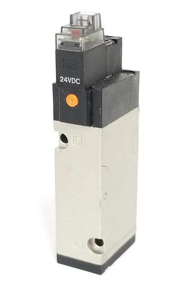 Used SMC NVJ7140 SOLENOID VALVE 20-100PSI, 24VDC