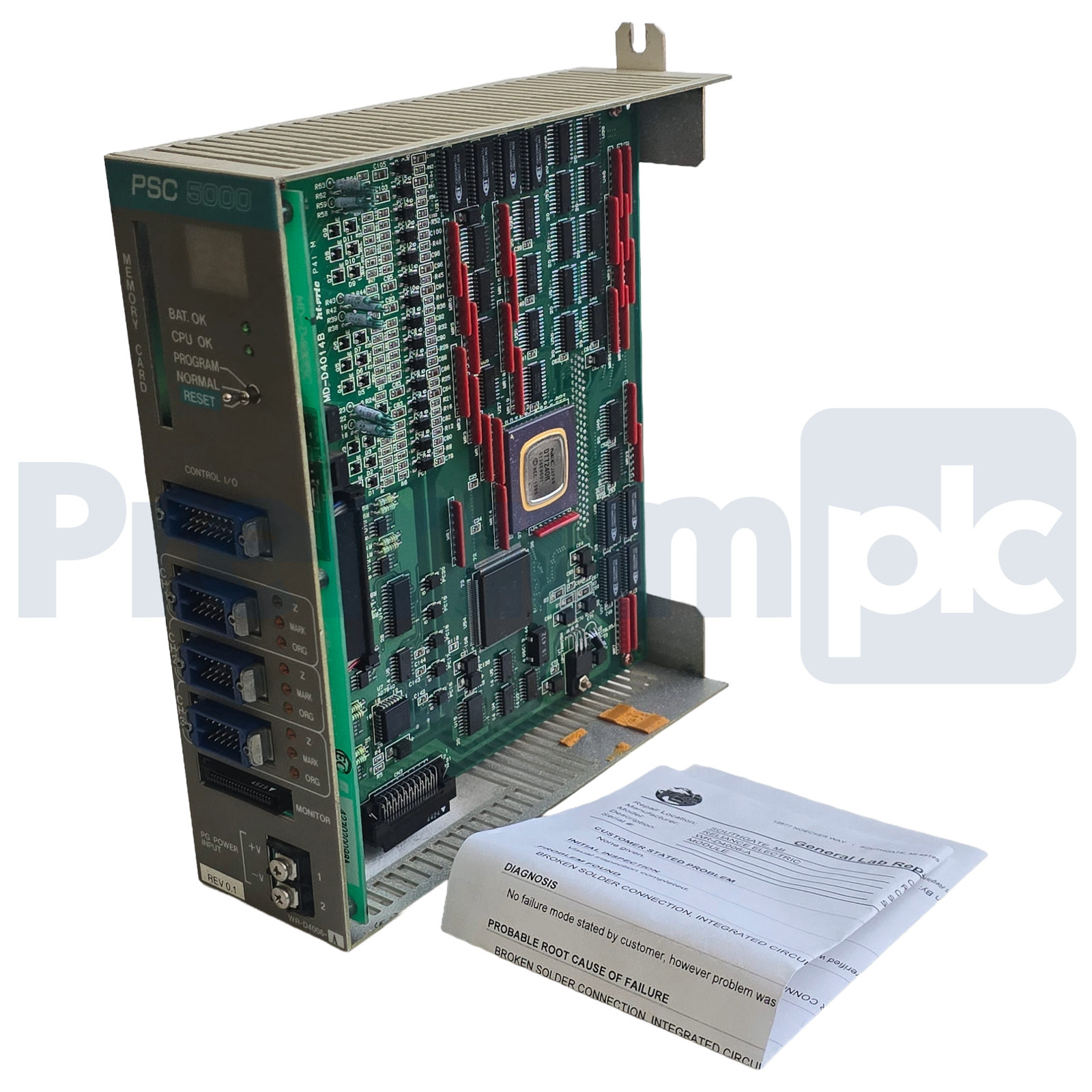 Used ABB/Reliance Electric WR-D4006 | PSC5000 Encoder Control Card WR-D4006-A REP.