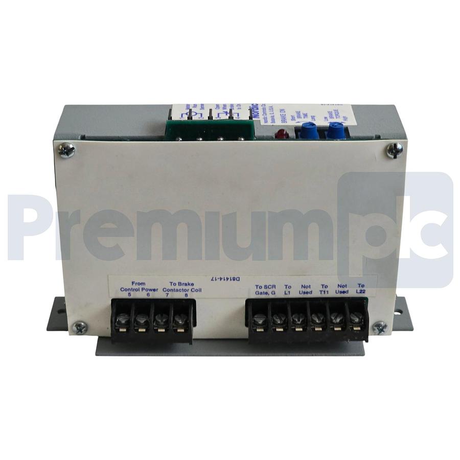 Used SIEMENS NORDIC CONTROLS D81510002 BRAKE CONTROL BOARD 230/460V 60HZ 1/3PH NSNP