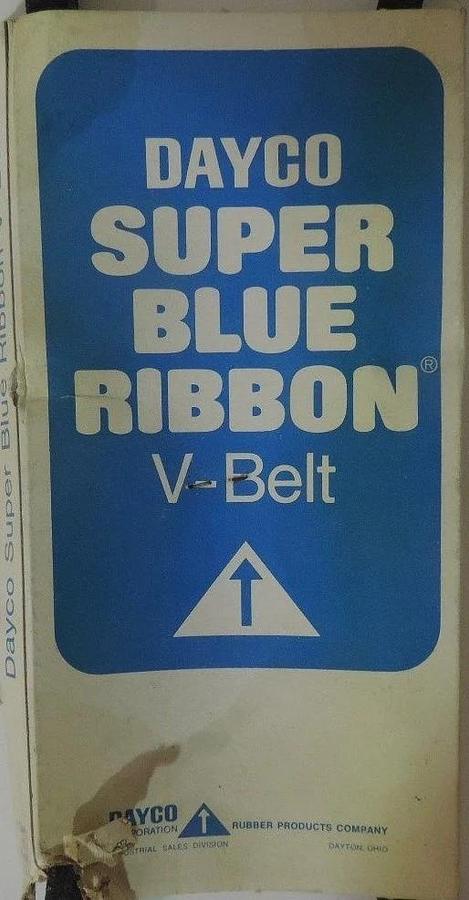 Used LOT OF 3 NEW DAYCO AP51 SUPER BLUE RIBBON V-BELTS