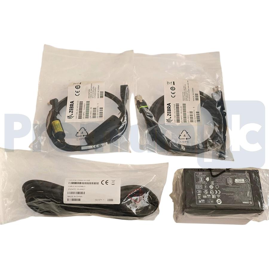 Used Zebra DS3678-SR3U4210SFW DS3678-SR Barcode Scanner USB Kit w/Cradle, Cables, PSU
