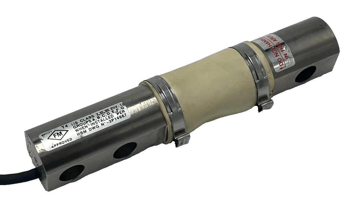 Used HBM BBS-500-10121 N Load Cell 500kg 1012lb Industrial S-Type Shear Beam Sensor