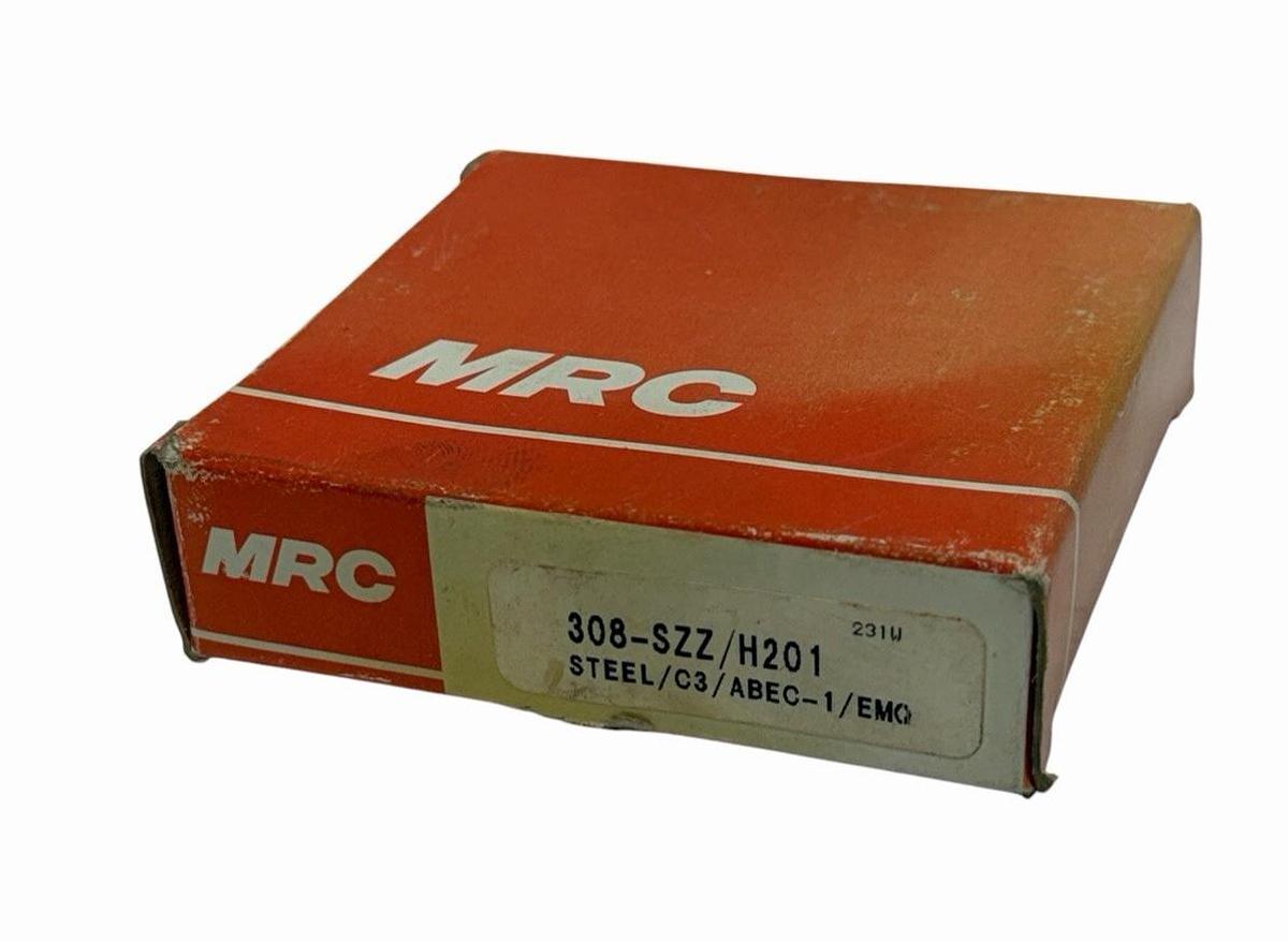 NIB MRC 308-SZZ/H201 SINGLE ROW DEEP GROVE BALL BEARING 308-SZZ/H201