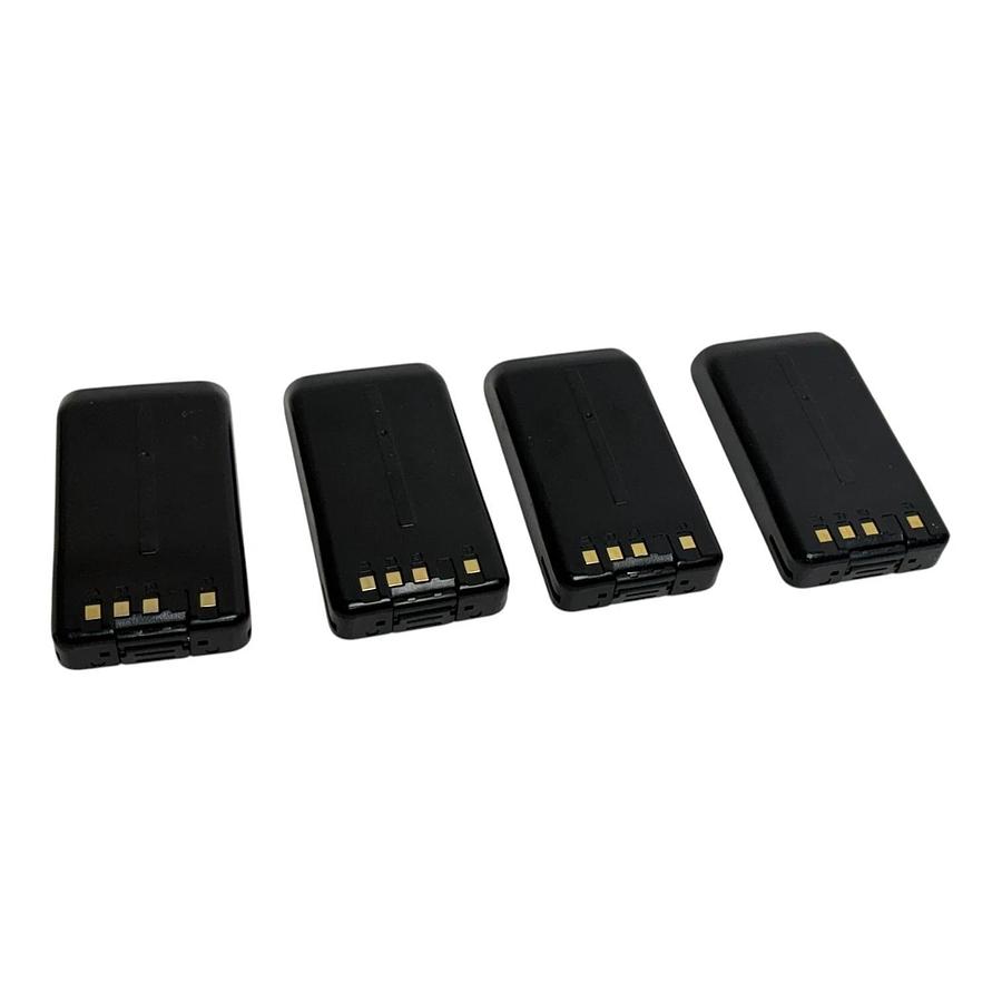 Used Lot of 4 Midport MNKB57 7.4V 2000mAh LiPo Batteries for Kenwood KNB-57L KNB-35L