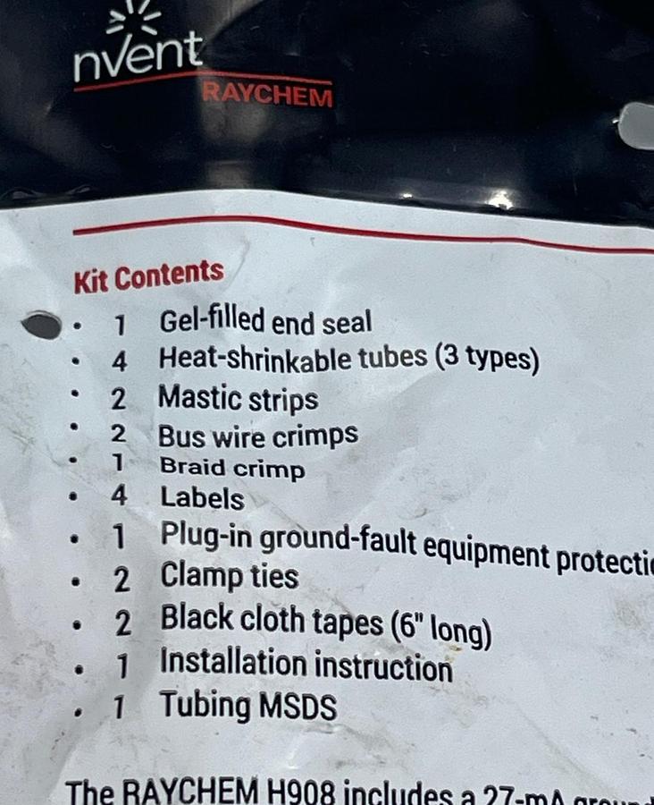 nVent Raychem H908 Plug-In Power Connection Kit | 120V | 893515-000 | WinterGard
