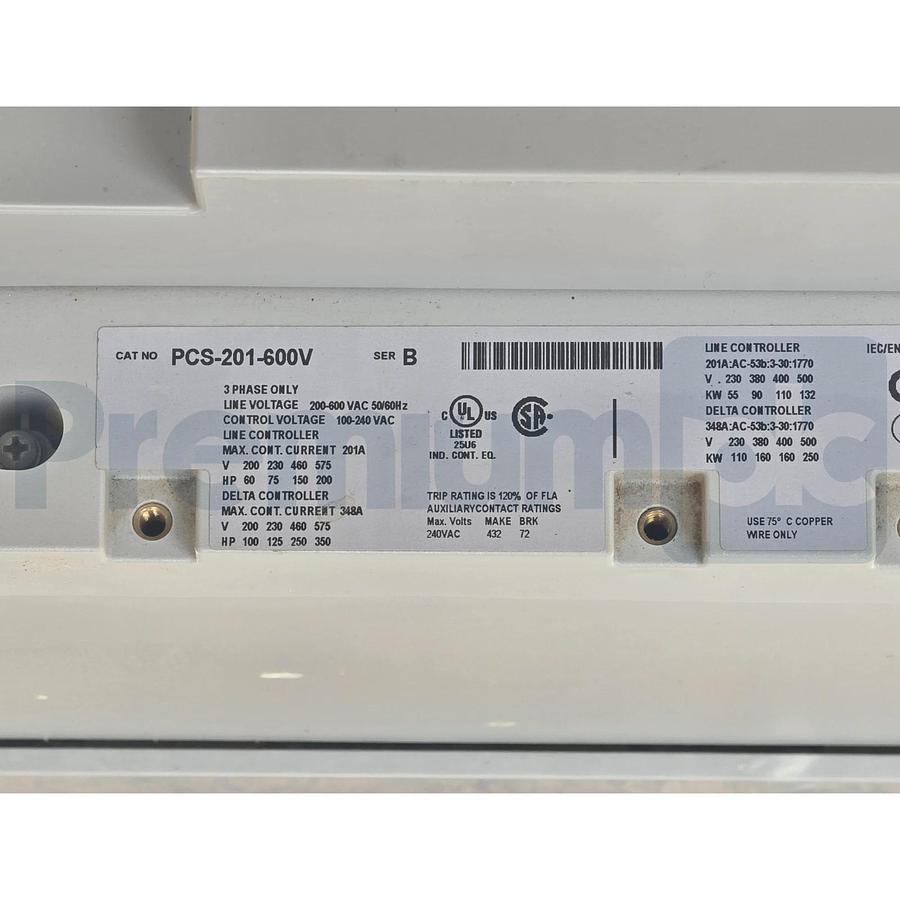 Sprecher + Schuh PCS-201-600V /B Soft Starter Controller 3 Phase 201A 600V NSNP