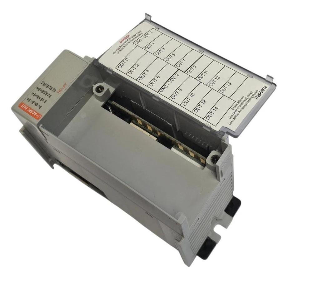 Used ALLEN BRADLEY 1769-OW16 /A CompactLogic I/O 16PT RELAY OUTPUT MODULE REV. 2
