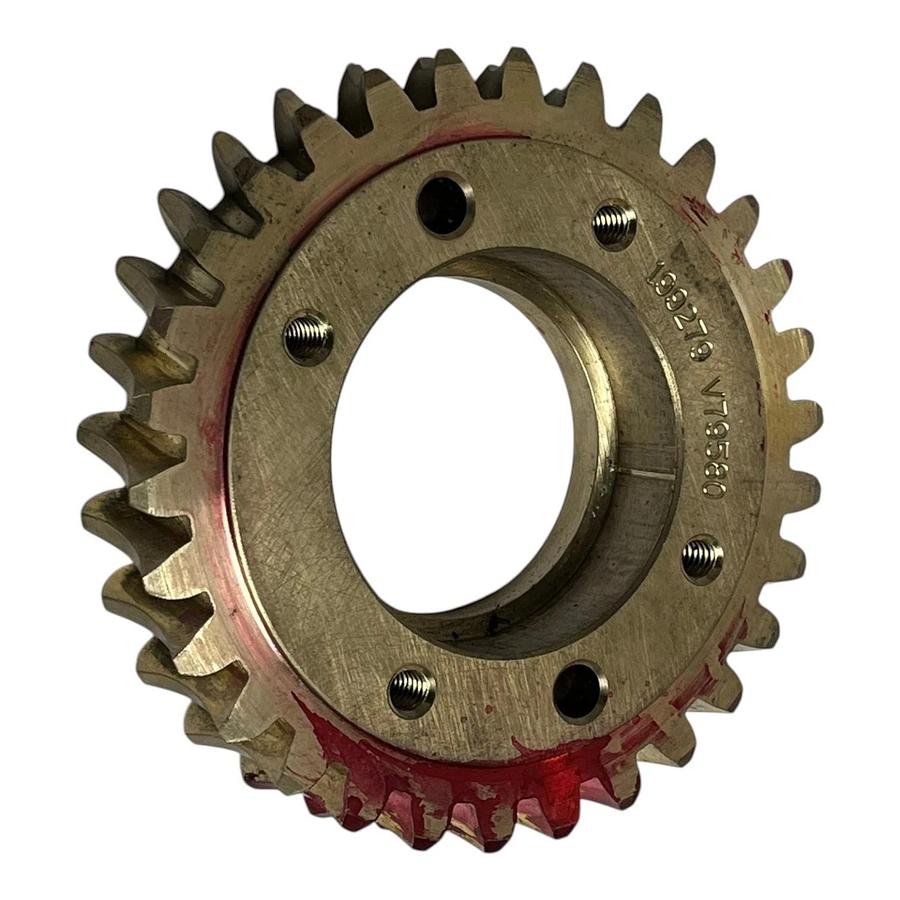 New Surplus Brass Helical Spur Gear V75980 199279 Industrial Replacement