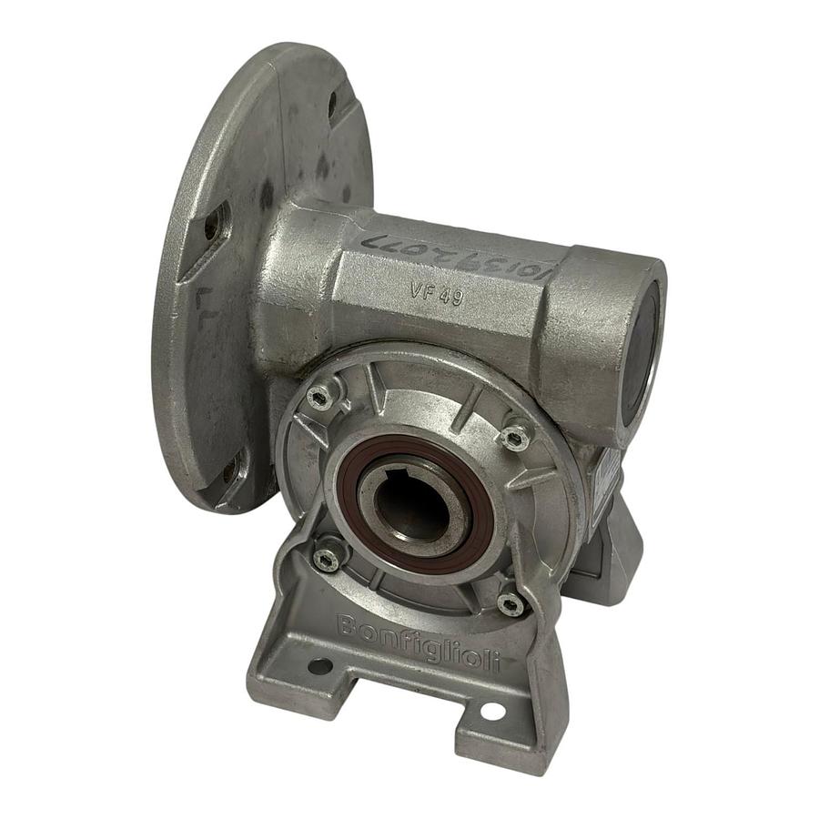 Used Bonfiglioli VF49 N 10 P71 B5 B3 Worm Gearbox Speed Reducer 200610061 New Surplus