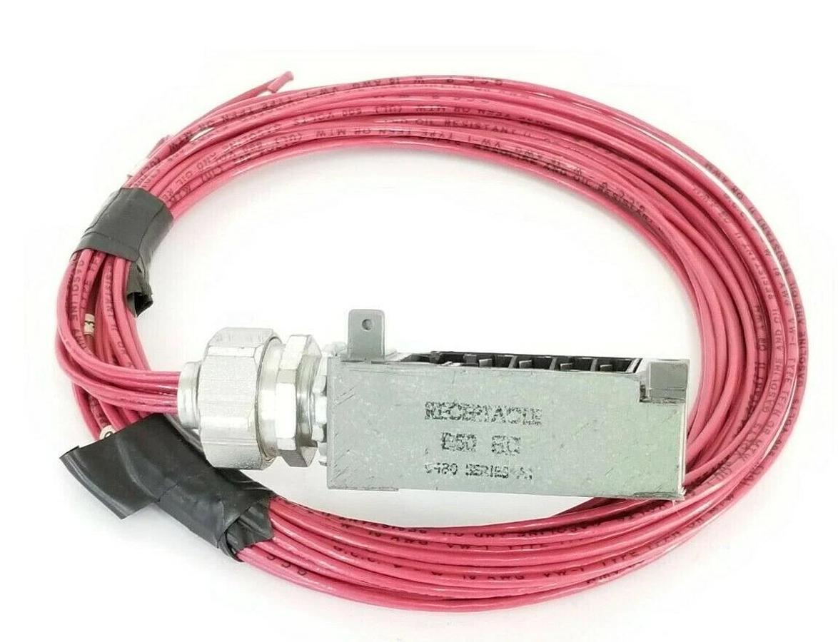 Used CUTLER HAMMER E50-BD LIMIT SWITCH RECEPTACLE SER. A1 W/ GAS / OIL CABLE 600V