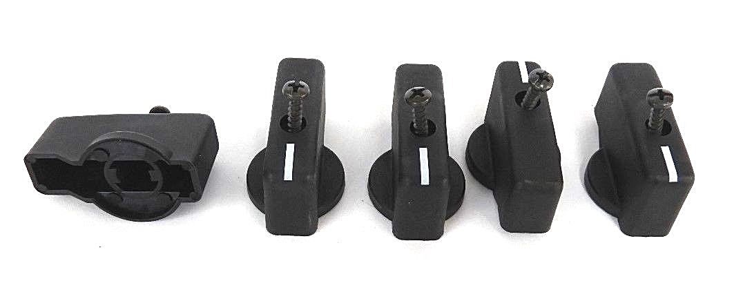 NEW ALLEN BRADLEY 194L-G3154N STANDARD BLACK KNOB 194LG3154N, SER. A (PACK OF 5)
