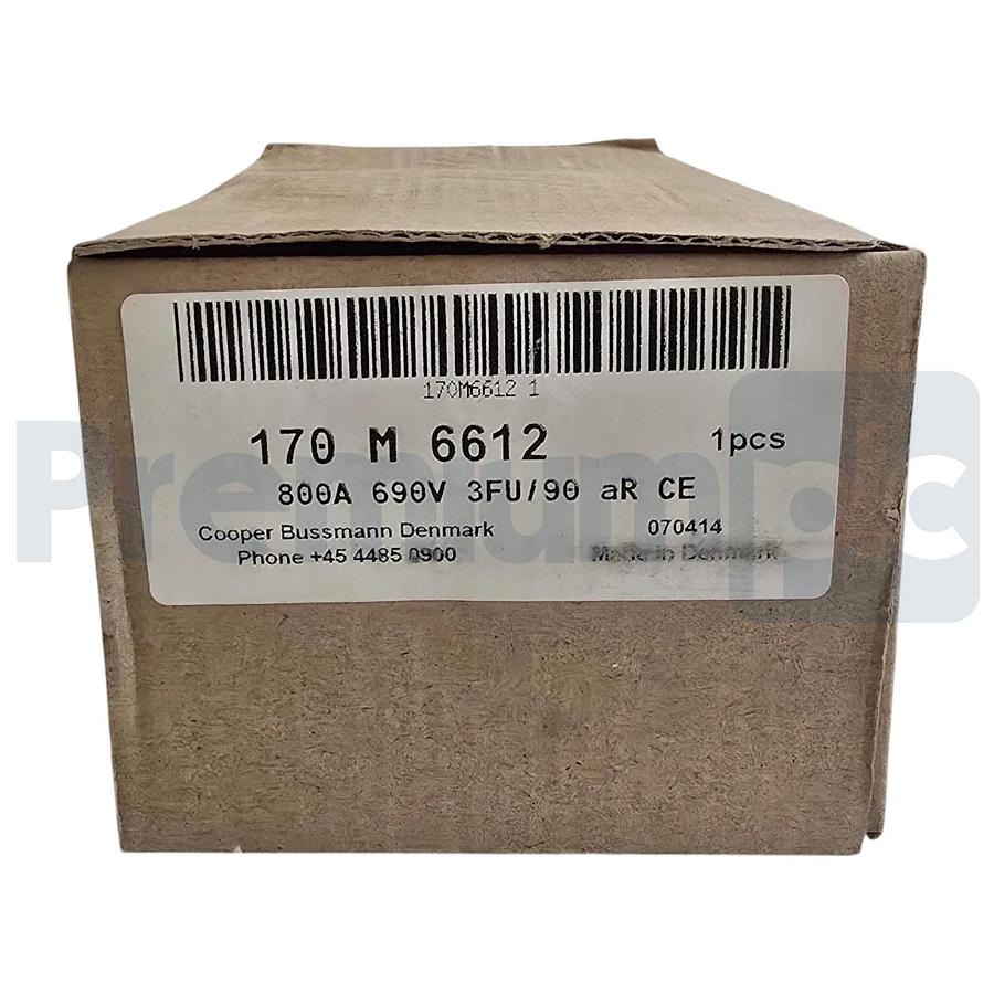 Eaton Bussmann 170M6612 High Speed Square Body Fuse Link 800A 690V 3FU/90 NSMP