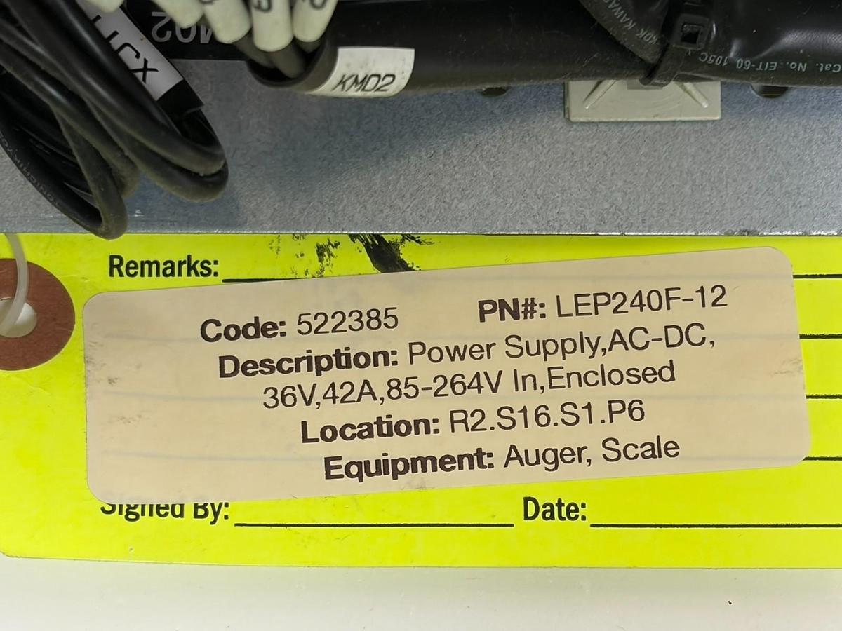 Used Cosel LEP240F-12 Enclosed AC-DC Power Supply 36V 42A Module LDA10F-12 12V, 0.9A
