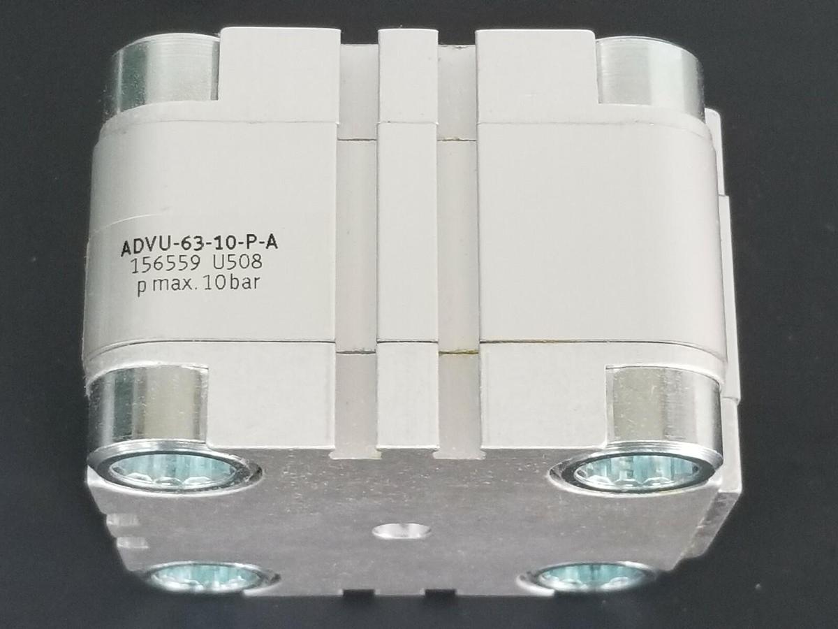 NIB FESTO ADVU-63-10-P-A COMPACT CYLINDER MAT. NR. 156559 SERIE: U508