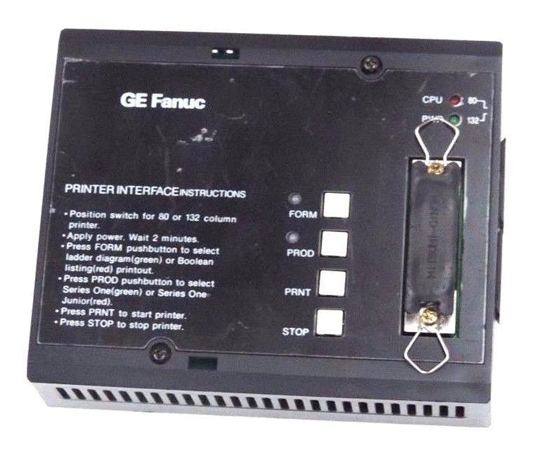Used GE FANUC IC610PER151D SNAP-ON PRINTER INTERFACE UNIT