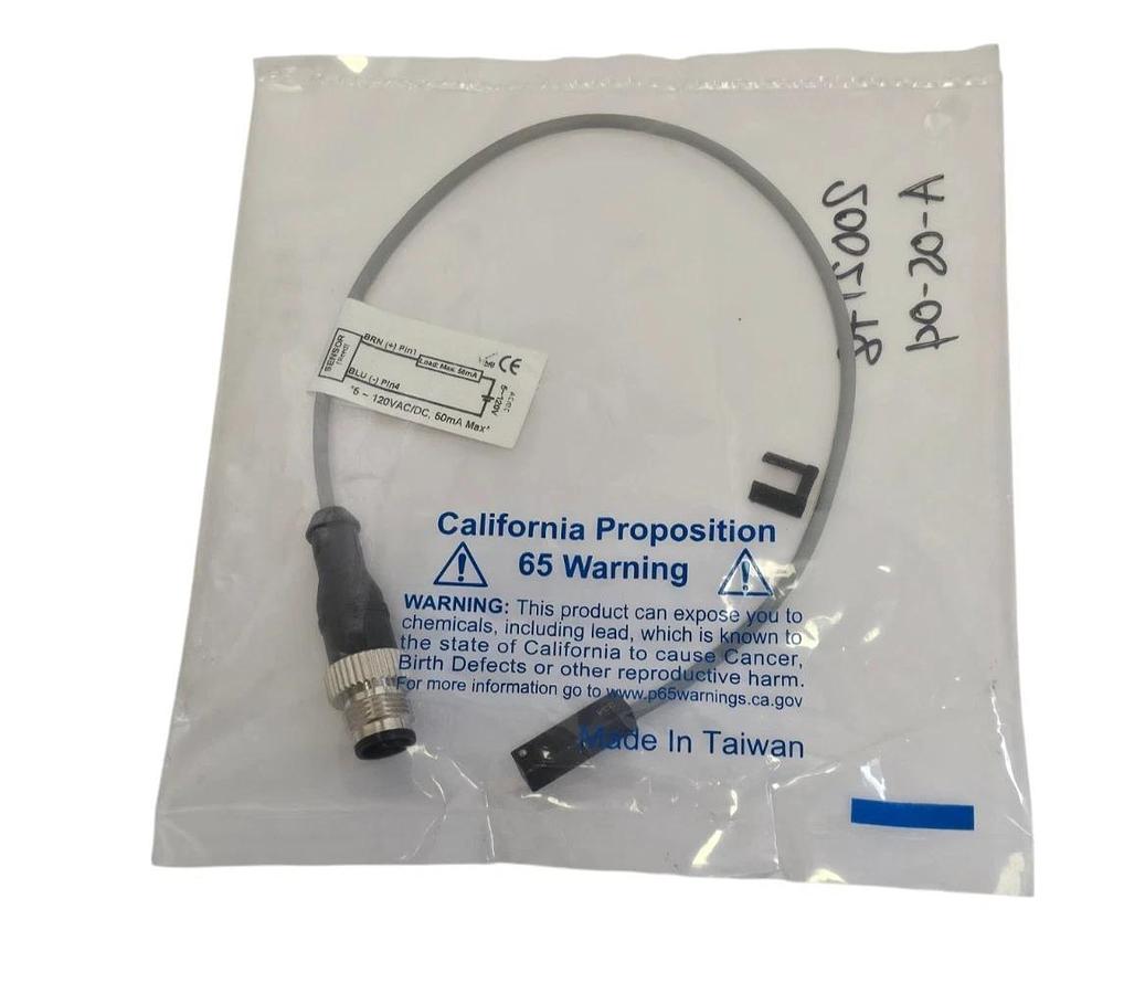 Used NEW ADSENS TECH. INC. CS30RM123EQD-0.3M MAGNETIC SENSOR 3-PIN CONNECTOR