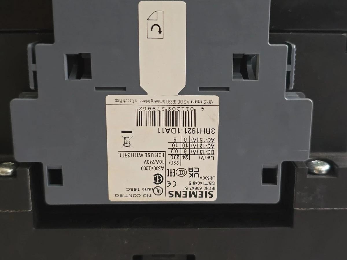 Siemens 3RT1056-6AF36 SIRIUS Contactor 3-Pole 90kW 185A 110-127V AC/DC NSNP