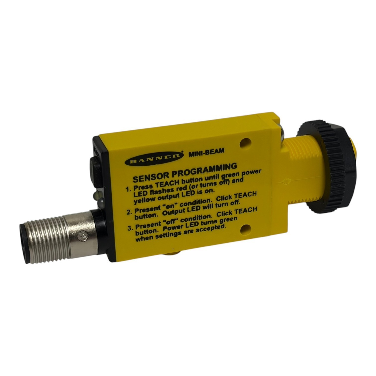 Used Banner Engineering SME312DQD Mini-Beam Expert Diffuse Photoelectric Sensor NSNP
