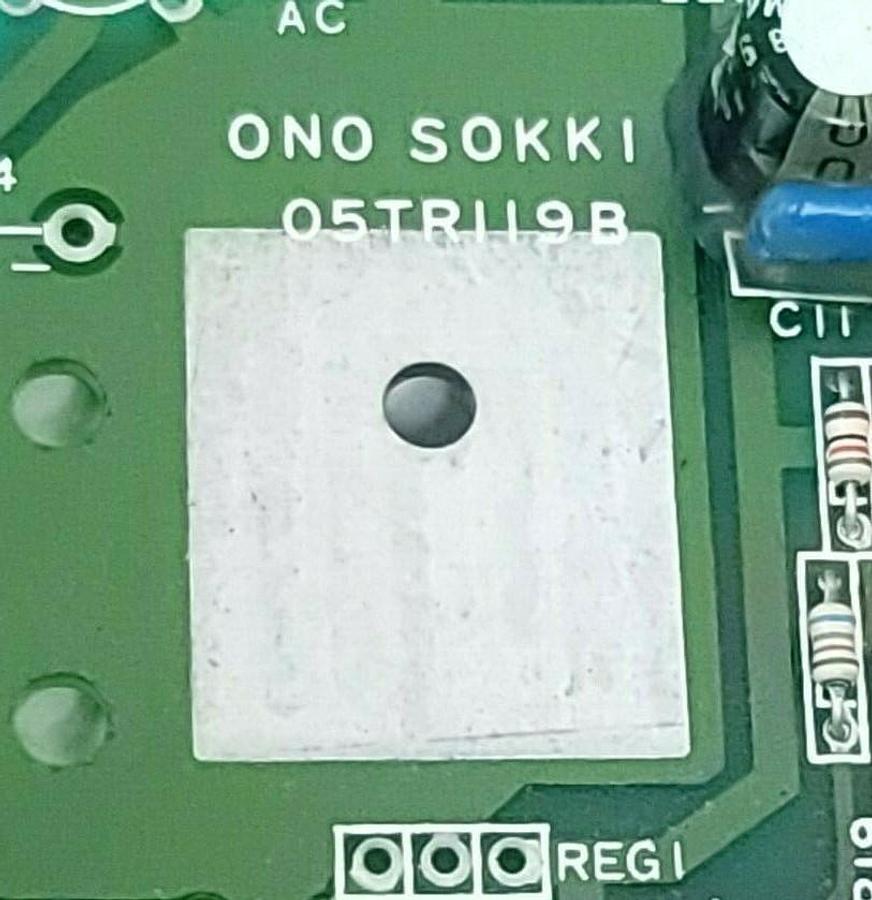 Used ONO SOKKI 05TR119B BOARD O5TRII9B