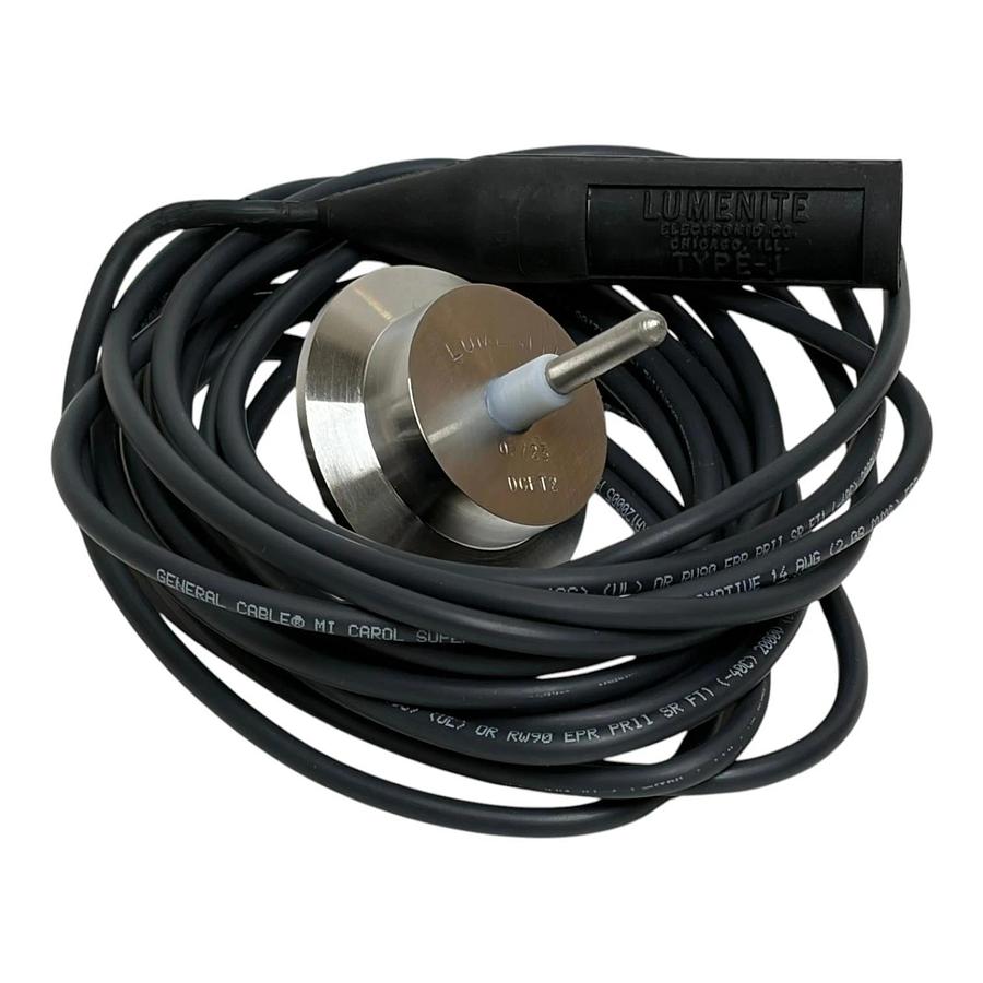 NEW Lumenite 2" Sanitary Tri-Clamp Level Probe 1.25" Rod w/ Type-J 20ft Cable