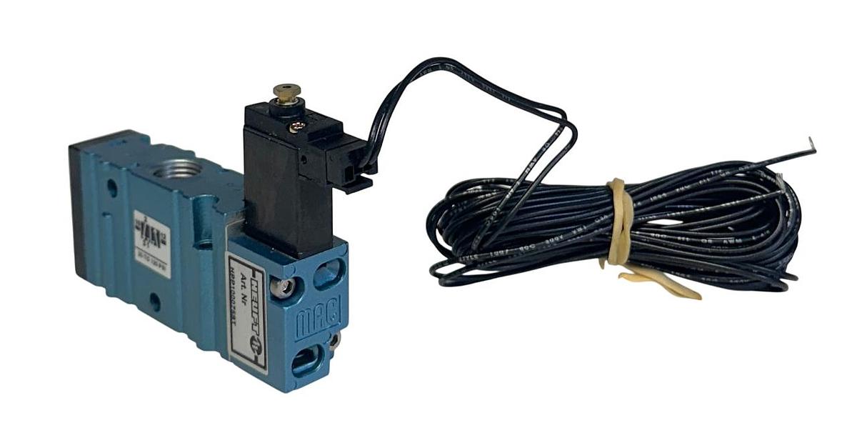 Used HEUFT MAC HPP100075ST SOLENOID VALVE 24VDC COIL 20-120PSI 3/2 WAY NSNP