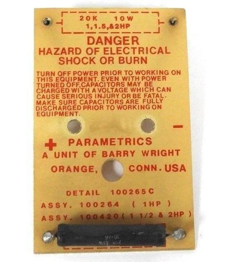 Used PARAMETRICS 100266 CIRCUIT BOARD