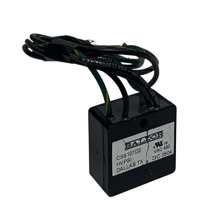Used BALDOR CS9107D2 / HVPSI SEALED SWITCH 460VAC BLACK USNP
