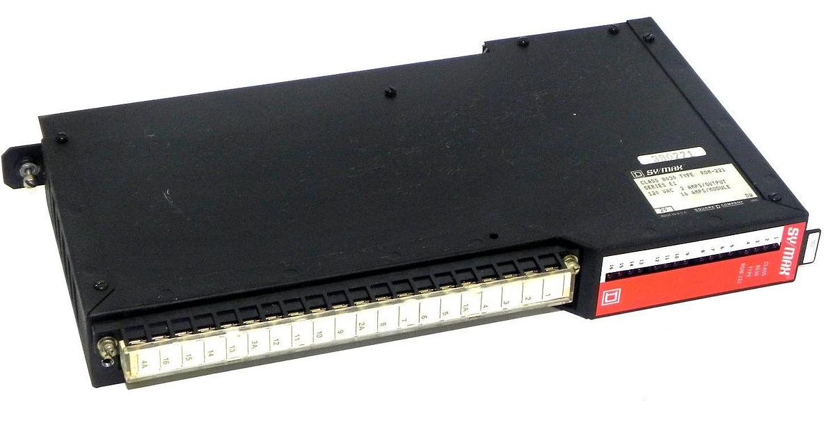 Used SQUARE D SY/MAX 8030-ROM-221 DIGITAL I/O 8030ROM221 SERIES E1