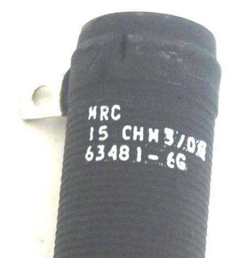 NIB RELIANCE ELECTRIC 63481-6G RESISTOR 15OHM, 200W, 634816G