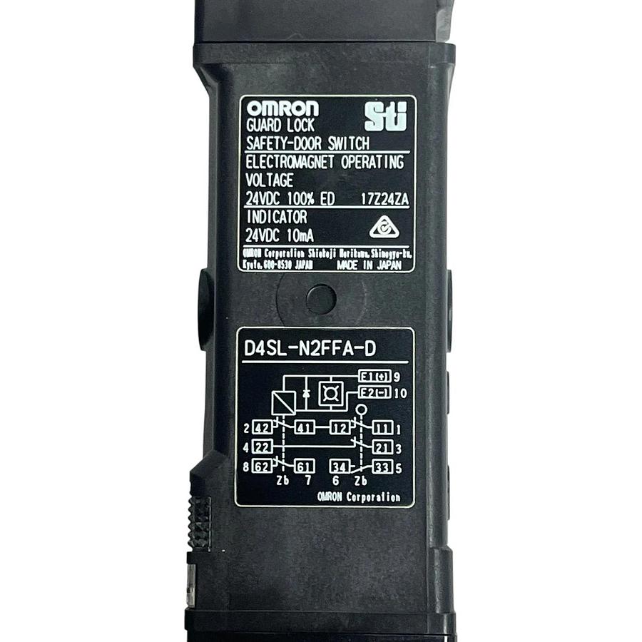 Omron D4SL-N2FFA-D Guard Lock Safety Door Switch 6-Contact Solenoid Lock
