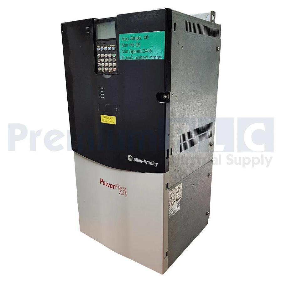 Used USED ALLEN BRADLEY 20BD096A0ANNAND0 /B  PowerFlex 700 AC DRIVE VFD 480V 96A 75HP