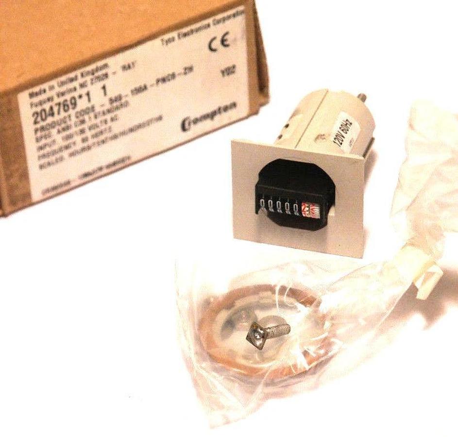 Used CROMPTON 549-15 TIME METER 205769*1, 549-156A-PNC6-ZH