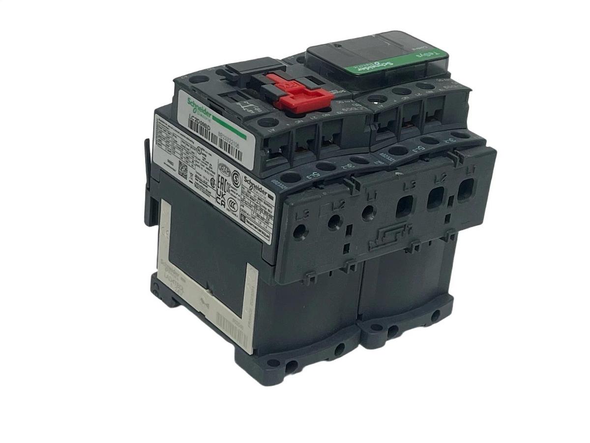 Schneider Electric LC2D09BD TeSys D Reversing Contactor 24V DC 9A - NSNP