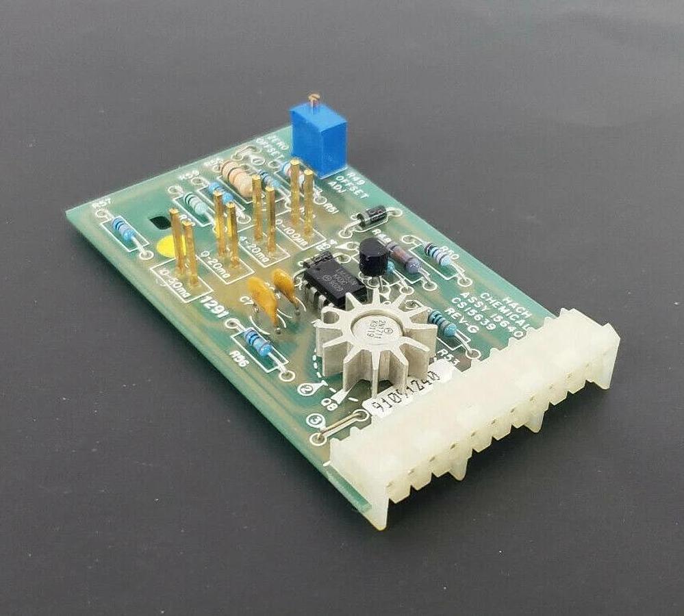 Used NIB HACH CHEMICAL ASSY: 15640-00 CURRENT OUTPUT BOARD CS15639  FS15639 15640