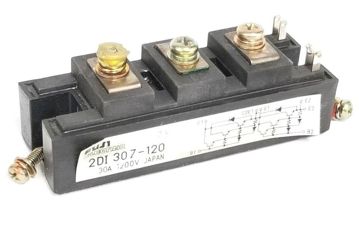 Used FUJI ELECTRIC 2DI 307-120 POWER DIODE MODULE 30A 1200V 2DI307120