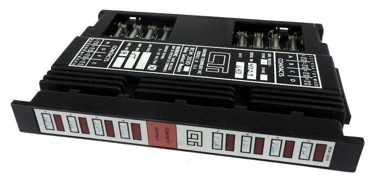Used CONTROL TECHNOLOGY RCM 2030 OUTPUT MODULE RCM2030
