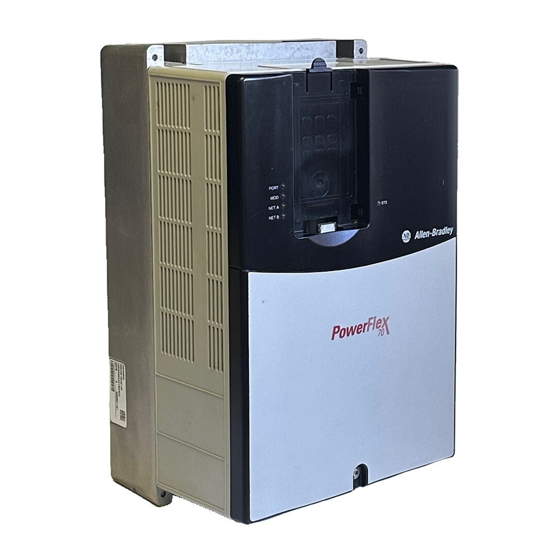 Used ALLEN BRADLEY 20AD040A3AYNANC0 PowerFlex 70 AC DRIVE 22kW/30HP 400-480V 4.001