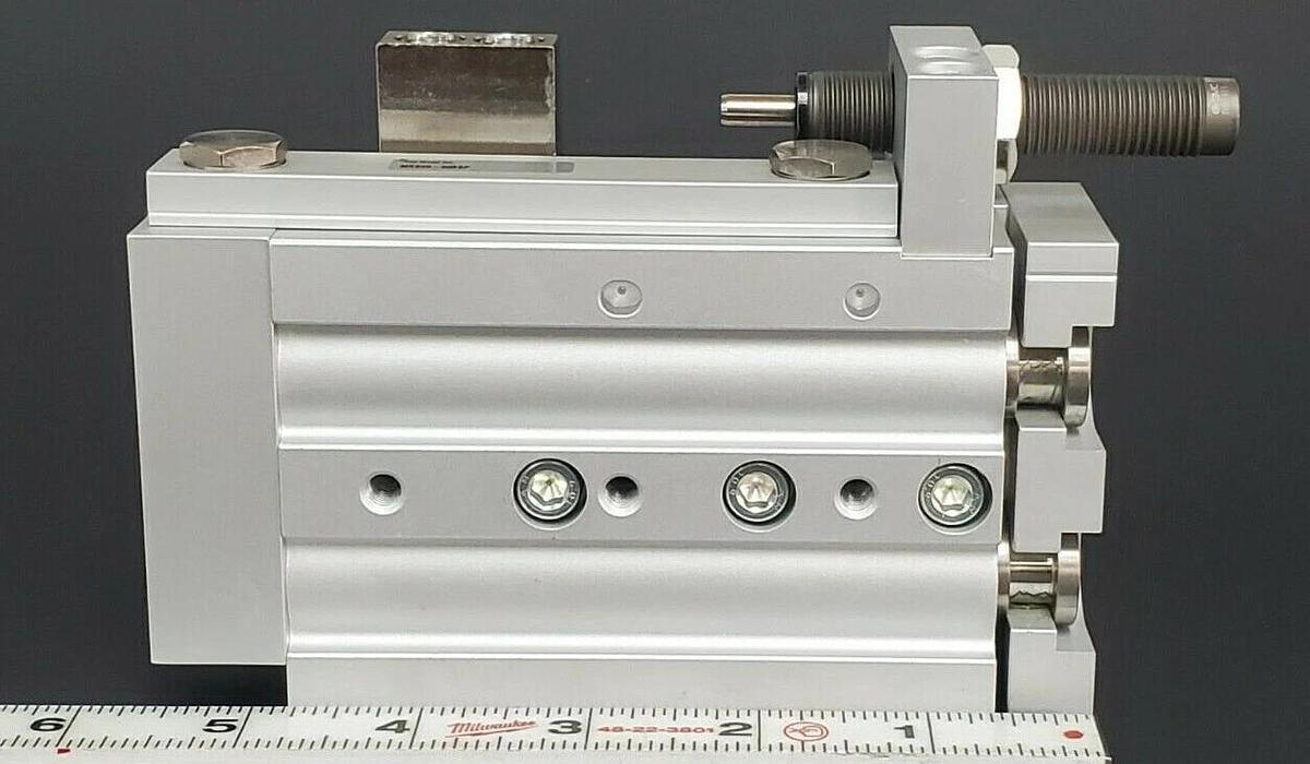 Used NEW SMC MXS20-50BSP CYLINDER AIR SLIDE TABLE MXS2050BSP