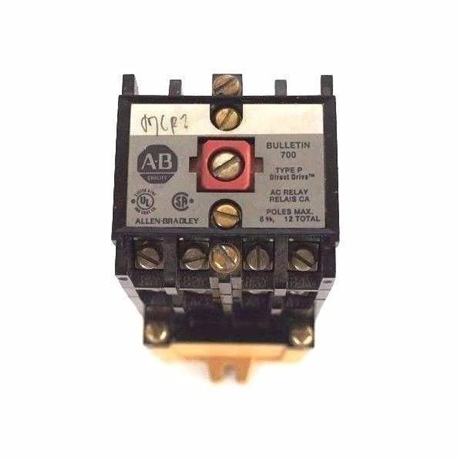 Used ALLEN BRADLEY 700-P800A1 TYPE P CONTROL RELAY SER B, 700P800A1