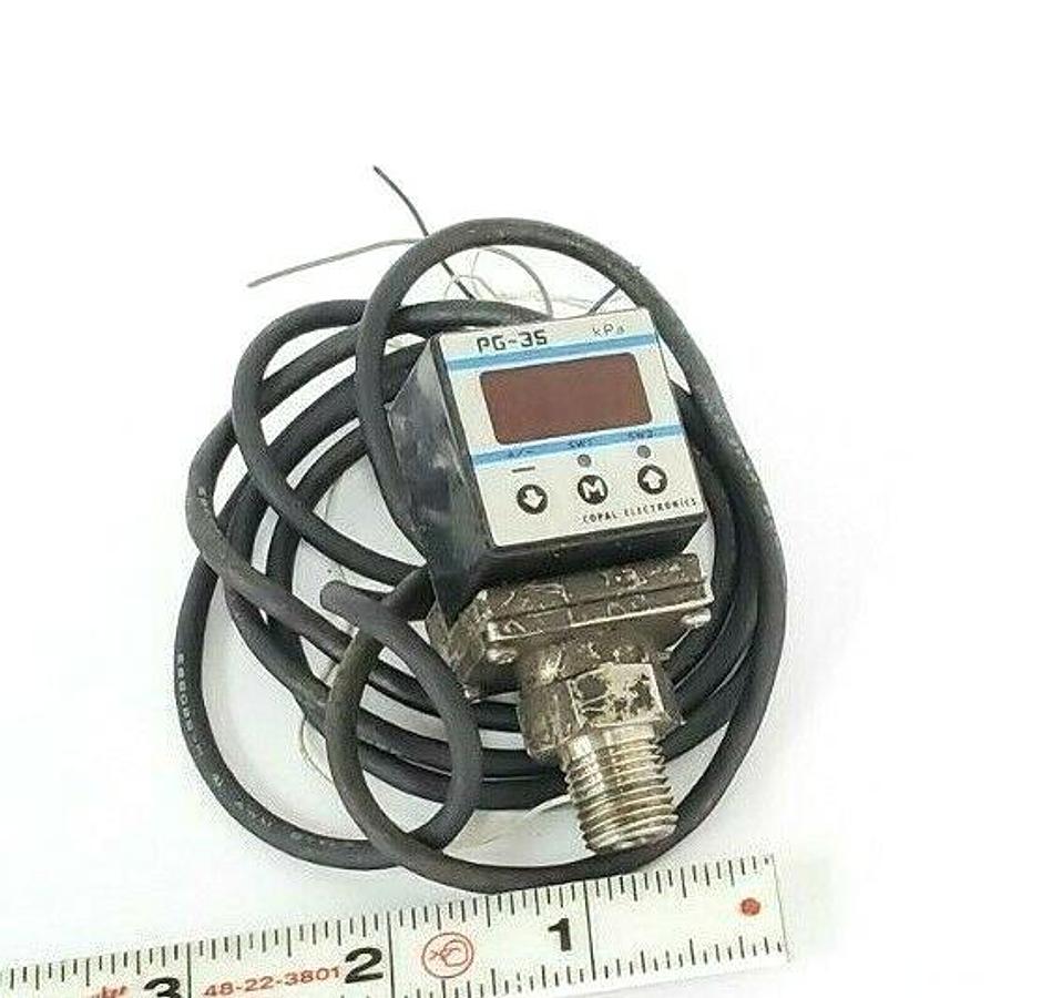 Used COPAL PG-35-102R-PR2-104 PRESSURE GAUGE -100~100kPA PG-35 PG35102RPR2104