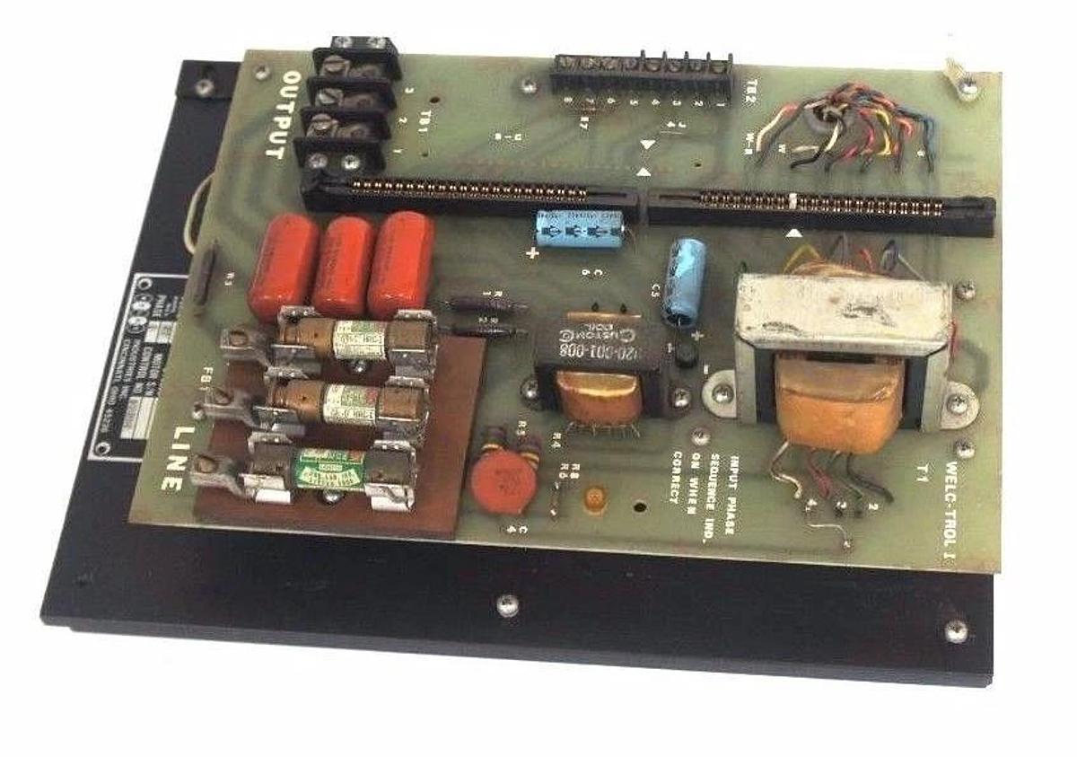 Used WELCO TECHNOLOGIES 14020E-00 ANALOG CONTROLLER 71-077-061-002 POWER BOARD REV 1