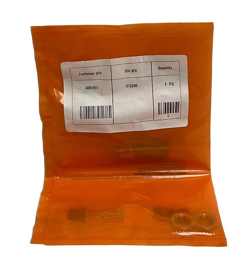 Used IFM IFB3004BAPKG/US-104 / IFS260 INDUCTIVE PROXIMITY SENSOR 10-30VDC 4mm NSFS
